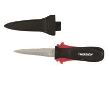 Couteau VULCAN 304SS avec 2ème étui de bras souple ROUGE - Imersion