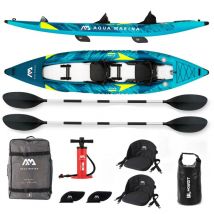 Pack Kayak Aqua Marina Steam 412 2 Personnes + 2 Pagaies + SAC Etanche