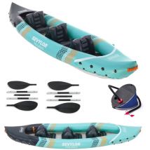 Pack Kayak gonflable sevylor toledo 2 adultes 1 enfant + 2 pagaies + pompe