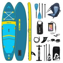 Pack Complet Paddle Kayak Gonflable Airgliss SUN 11.0 Jusqu'a 2 Personnes (max. 170kg)