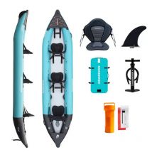 Aqua Design Koloa 400 Kayak Gonflable – Canoë Kayak 3 Places 400 cm