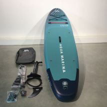 Paddle Gonflable Aquamarina Vapor 10'4 – 315x79x15 cm – Occasion – SUP 1 pers 140 kg – Livré sac, pagaie, pompe, leash, aileron