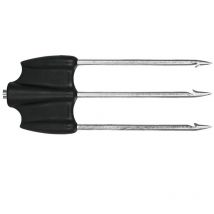 Imersion - Trident Plastique 3 Pointes Longues + Adaptateur Imersion - 15 Cm