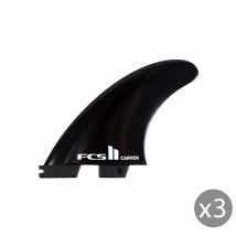 Ailerons FCS II Carver medium Noir set de 3 THRUSTER