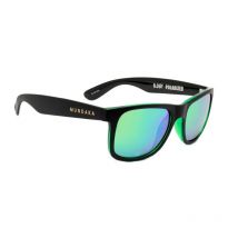 Lunettes de soleil Mundaka Bloody Black / Green