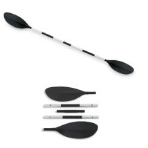 Intex Pagaie Kayak Double 218 cm – Aluminium, Démontable 4 parties, Réglable 3 positions