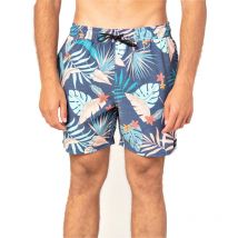 Rip Curl - Boardshort Rip Curl Beach Party Volley Bleu Marine Feuilles