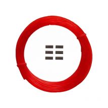 Kit Fil monofil arbalète chasse sous-marine Ø2,2 mm – 12 m – Rouge – 6 sleeves – Imersion