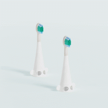 Pack Duo - 2 recharges têtes de brosse à dents électrique Blanc Enfant ultra-souple