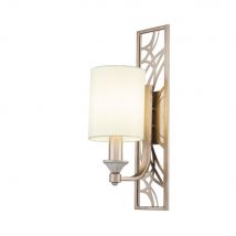 Vittoria Wall Candle Lamp Cream with Gold, 1 Light, E14