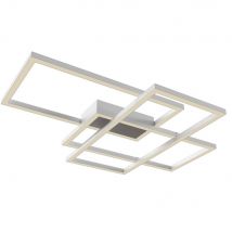 Line Integrated LED Square Ceiling Lamp White