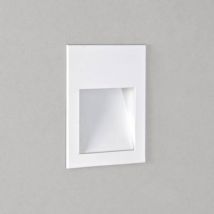 Borgo LED Indoor Small Recessed Marker Wall Light White IP65