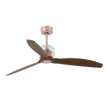 Deco Copper, Wood Ceiling Fan LED With DC Motor