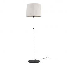 Samba Floor Lamp Round Tappered Shade White, E27