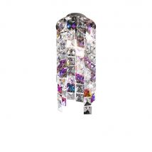 Prisma Designer Crystal Surface Mounted Spotlight Polished Chrome, 1x G9