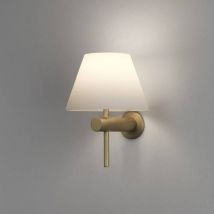 Roma Bathroom Wall Light Matt Gold IP44, G9