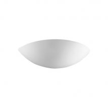 Bisquitte Lifestyle Ceramics Plaster Wall Light White, 1x R7S