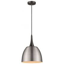 Spring Dome Ceiling Pendant Satin Nickel, E27
