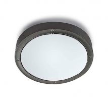 Basic Outdoor Simple Flush Urban Grey, Opal IP65 E27