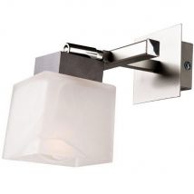 Dana Wall Light With Glass Shade Wenge, 1x E14