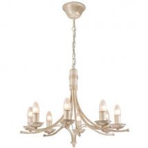 Luca Traditional Chandeliers White, 8x E14