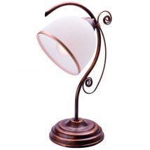 Retro Table Lamp Brown, 1x E27