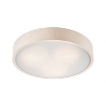 Round Cylindrical Ceiling Light White, 3x E27