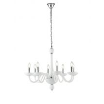 ALFIERE 8 Light Chandeliers White 74x59cm