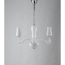 ANGEL 3 Light Multi Arm Pendant Ceiling Light White 3xE14 64x45cm
