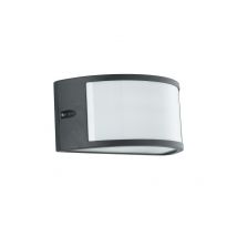 AUSTIN Outdoor Flush Wall Light Black, IP54 25x13x12cm