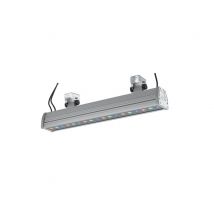WALLWASHER Outdoor LED 18 Light Recessed Floor & Decking Aluminum, IP65 RGB 56.5x15.3x8.5cm
