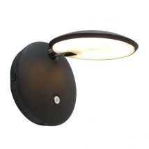 Zenith Integrated LED Wall Light Black Matt, Plastic Matt