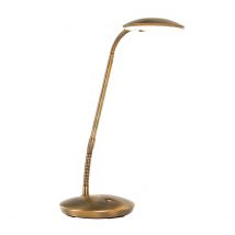 Zenith Led Desk Task Lamp Bronze Brushed, Plastic Matt