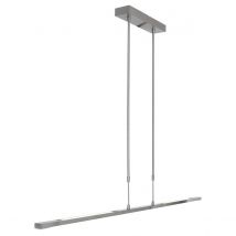 Zelena Led Integrated Pendant Ceiling Light Light Steel Brushed, Plastic Matt