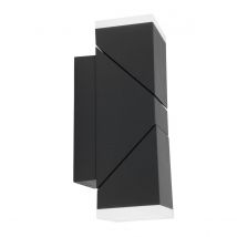 Outdoor Up Down Wall Light Black Matt, Plastic Matt IP67