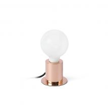 Ten 1 Light Table Globe Lamp Copper, E27