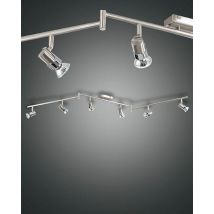 Alice Spotlight Bar Satin Nickel Glass, GU10