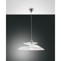 Aragon Dome Pendant Ceiling Lights White Glass, E27