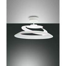 Aragon LED Dome Pendant Ceiling Lights White Glass
