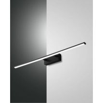 Nala LED Bathroom Over Mirror Light Black Glass, IP44