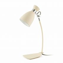 Retro Desk Lamp White, Beige, E14