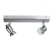 Bomba 2 Light Twin Spotlight Chrome