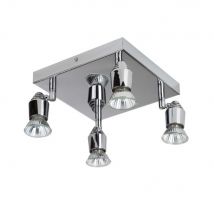 Bomba 4 Light Spotlight Clusters Chrome