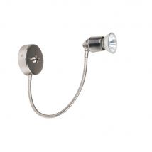 Bomba Reading Light Satin Nickel