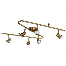 Balk 6 Light Spotlight Bar Bronze