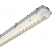 6ft Single HF Non-Corrosive Fluorescent Fitting with Emergency 230V IP65 1x70W