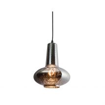 Lamia Dome Ceiling Pendant 1 Light Glass Chrome