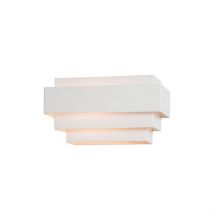 Kos Sconce Wall Lamp 1 Light Aluminium White