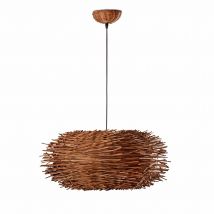 Nido 1 Light Ceiling Pendant Brown, E27