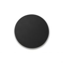 Board Led Black Round Flush Wall Lamp 12W 2700K